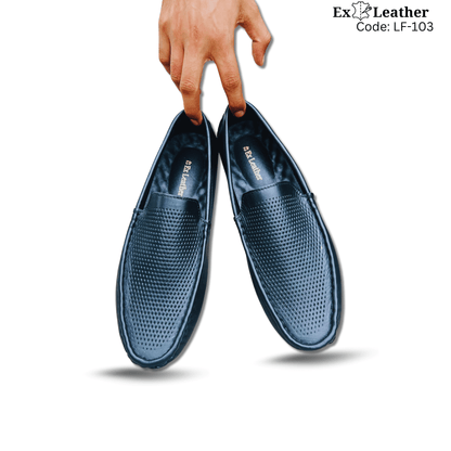 Premium Loafer with Doctor Insole-[LF-103]-Black