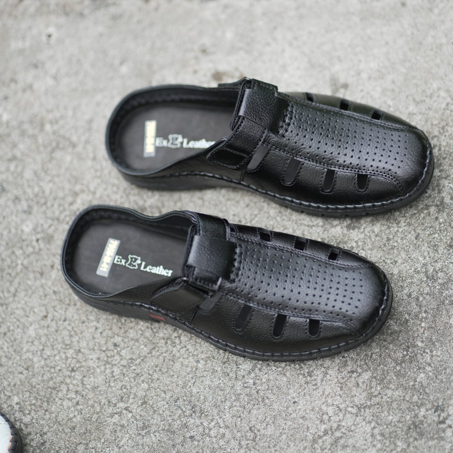 Premium Half Sacchi Shoes-[SH-90]-Black
