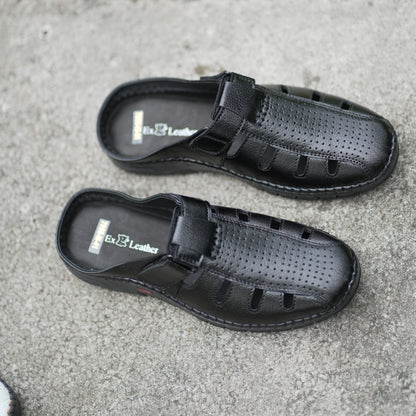 Premium Half Sacchi Shoes-[SH-90]-Black