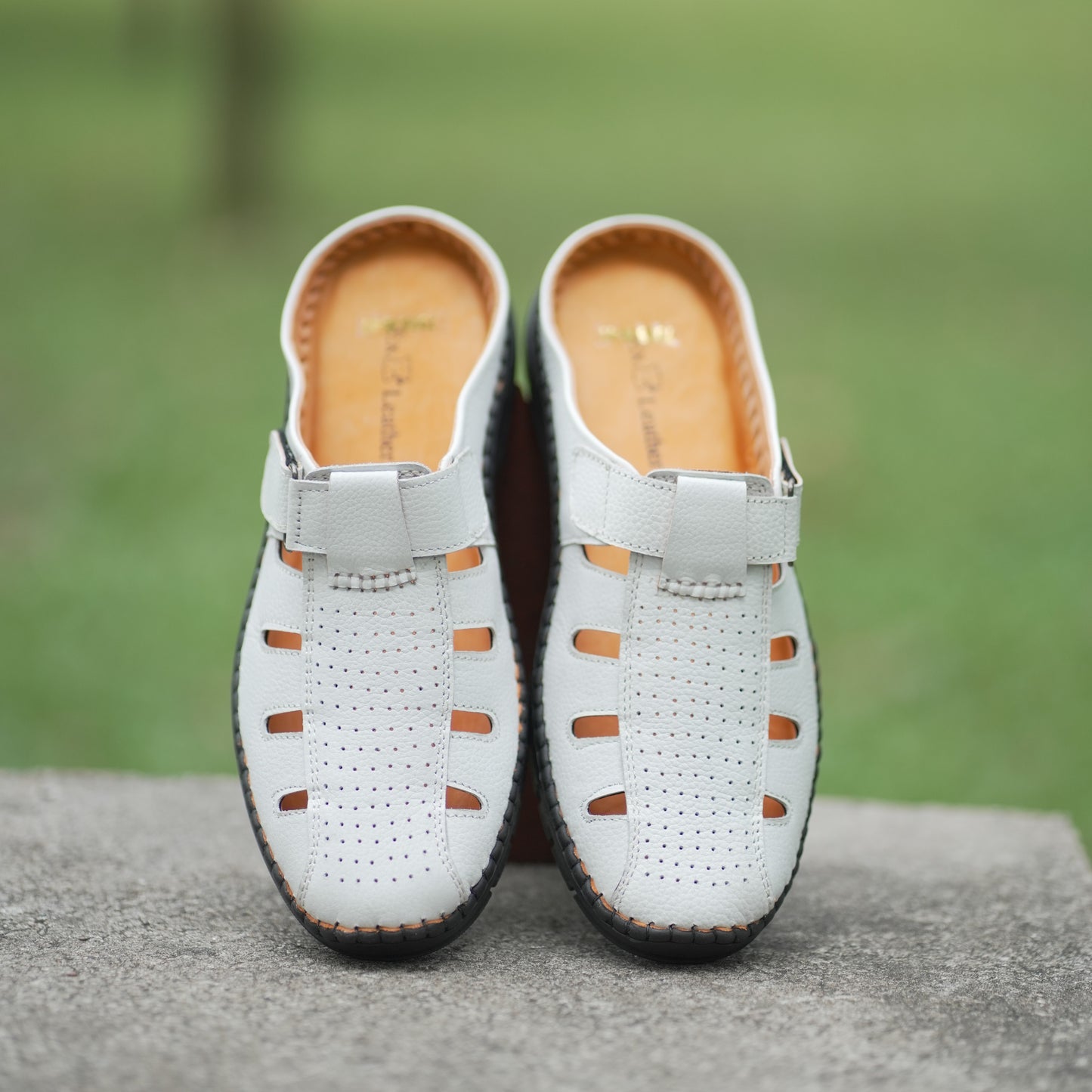Premium Half Sacchi Shoes-[SH-90]-White