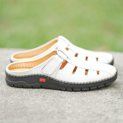Premium Half Sacchi Shoes-[SH-90]-White