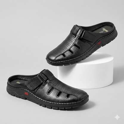 Premium Half Sacchi Shoes-[SH-90]-Black